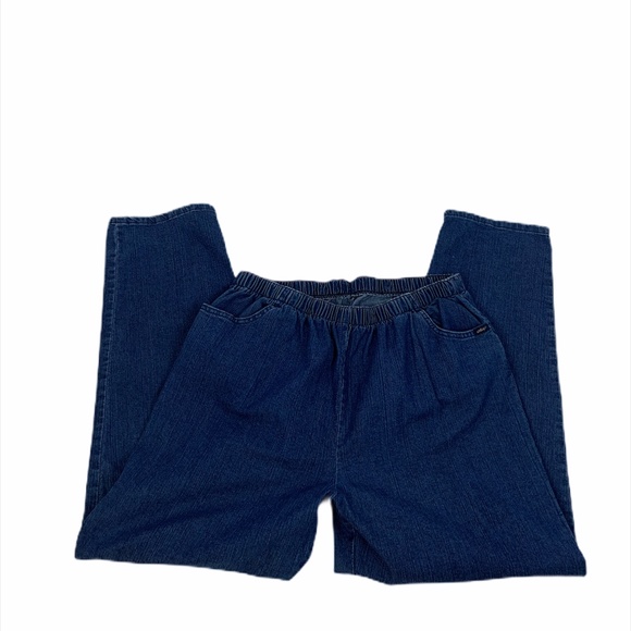 chic women's jeans elastic waist